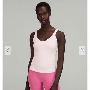 lululemon Align Tank *Waist Strawberry Milkshake